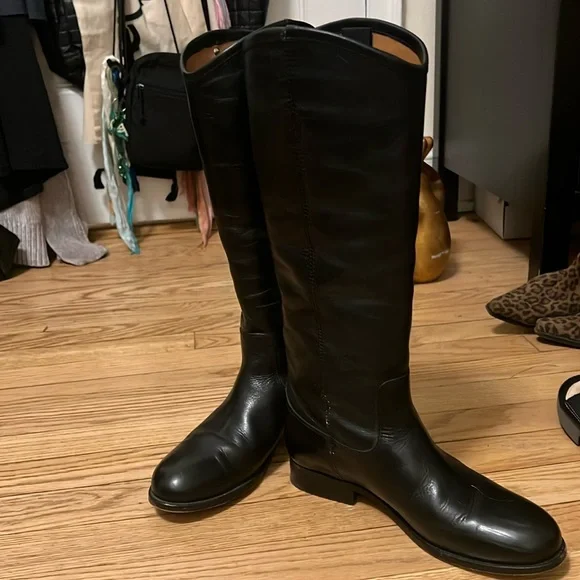 Like New Black Melissa Frye Boots size 7 - Picture 3 of 8